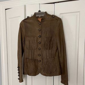 Fulop Women's Leather Jacket - Size 8